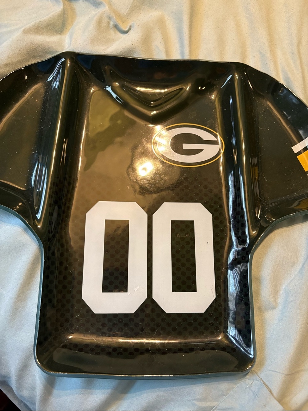 Green Bay Packers Jersey Tray with '00'